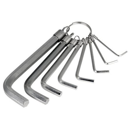 PERFORMANCE TOOL 8-Pc Metric Hex Key Wrench Set Hex Key Set, W1108C W1108C